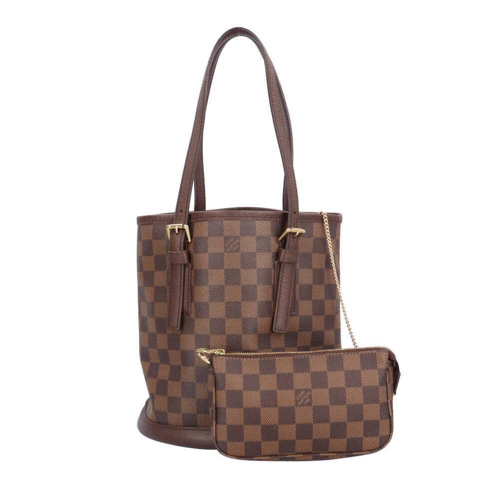 ルイヴィトン マレ ダミエ ショルダーバッグ ダミエキャンバス N42240 ブラウン LOUIS VUITTON 中古