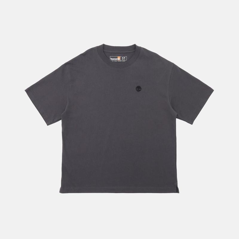 26SS ボックスフィット トレフォイルロゴ Tシャツ グレー A6AF7 W08
