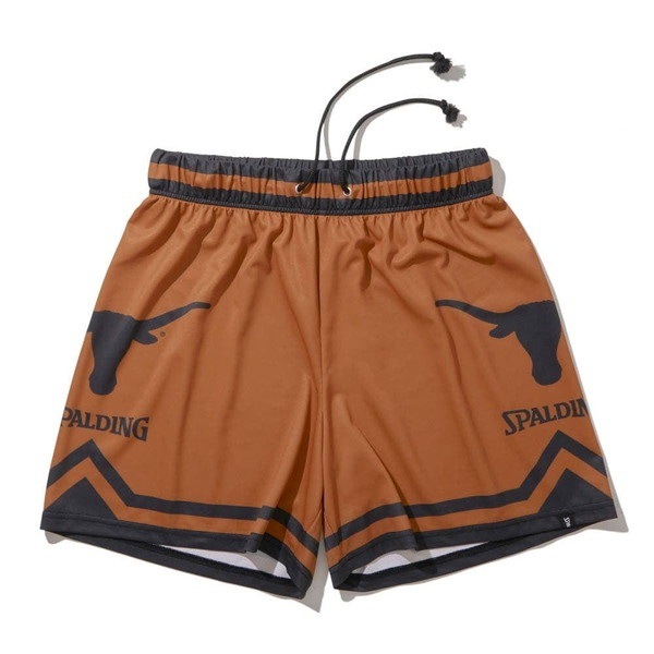 SPALDING スポルディング ジャージーショーツ テキサス ロングホーンズ ライン バスケットボール SMP24137TX-7400 ハーフパンツ