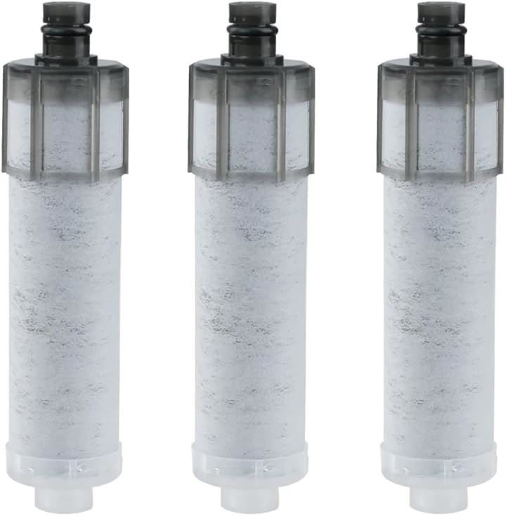 浄水栓用互換カートリッジ JF-K20-C 交換用浄水カートリッジ 5+1物質除去 PFOS・PFOA除去 取替浄水スパウト対応 高性能 内蔵形水栓用 交換用浄水フィルター(3本入)