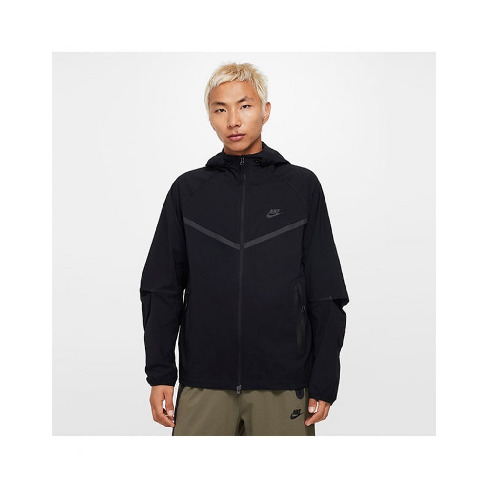 国内店ナイキウインドブレーカーテックウィンドランナーウーブンフルジップジャケット HM7152-010 S2502