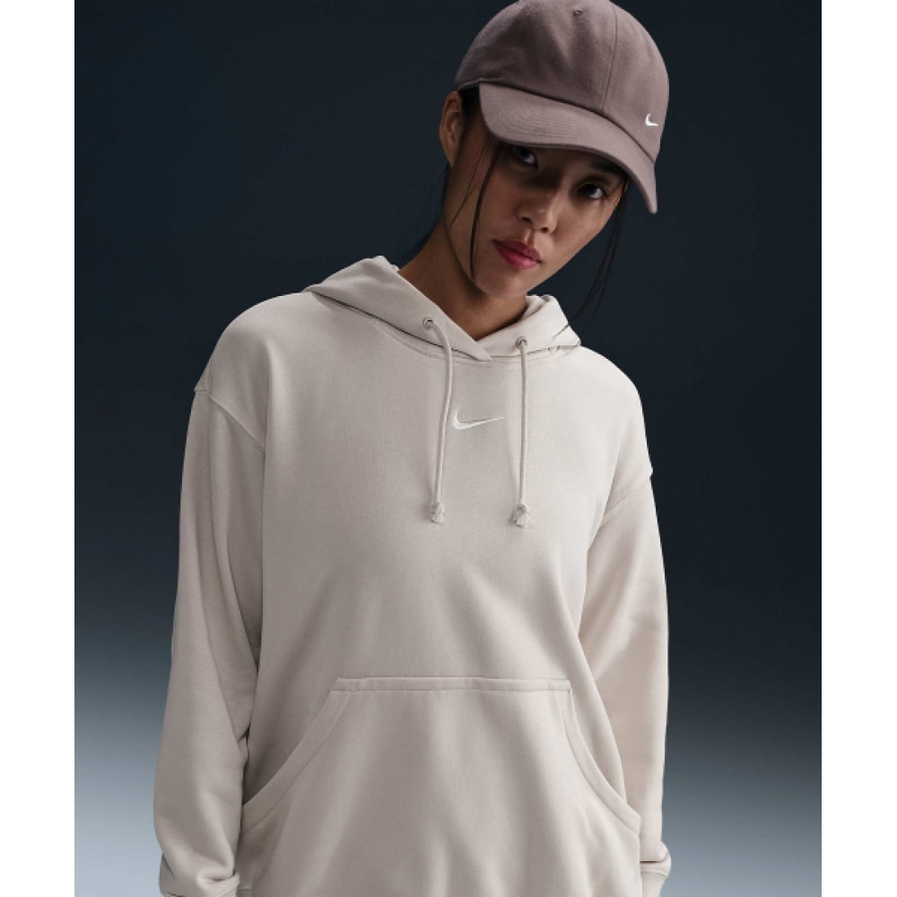 ナイキスポーツウェアフェニックスフリースオーバーサイズプルオーバーフレンチテリーパーカー W-ライトオーウッドブラウン:SALE/FZ7197-104
