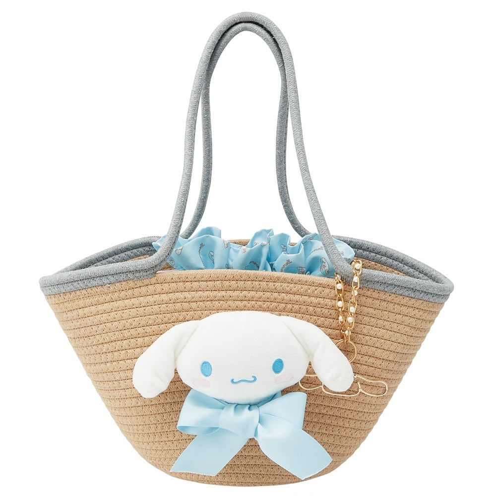 スケーター ぬいぐるみ付かご風バッグ シナモロール KNBB1 4973307702075