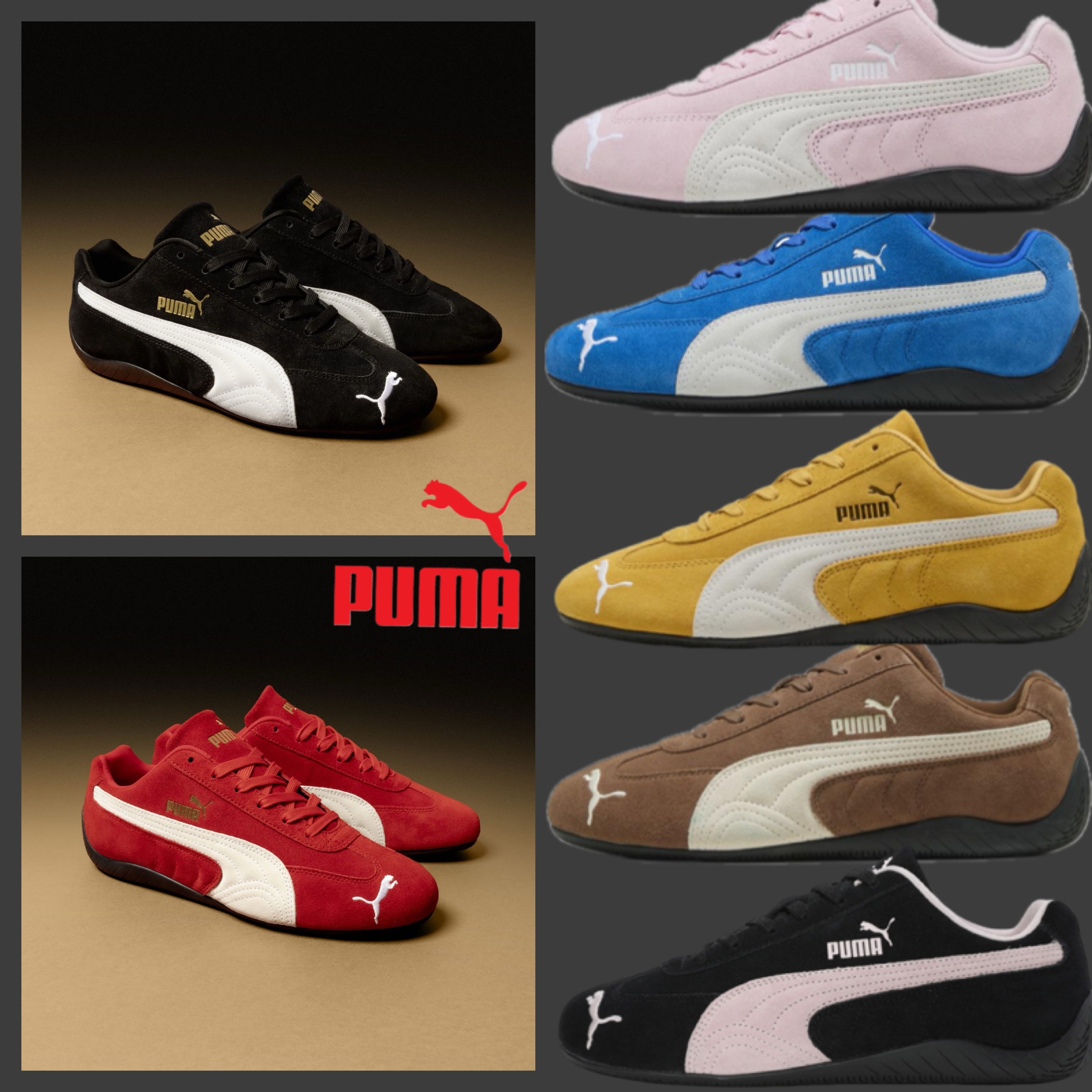 PUMA WS スピードキャット OG ロゴ レースアップ ローカットスニーカー