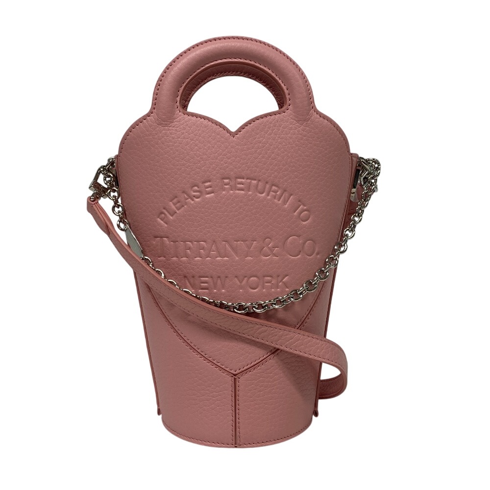 2way ショルダー リターントゥティファニー クロスボディ レザー ハンドバッグ ピンク レディース ブランド