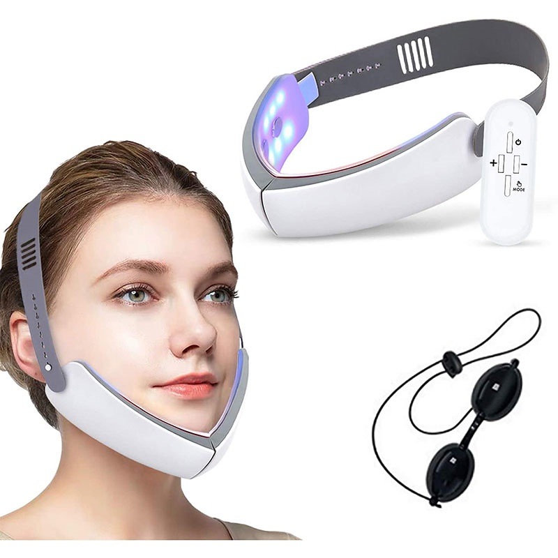 美顔器 小顔美顔器 小顔マスク 小顔 ベルト EMS美顔器 小顔マッサージ器 リフトアップベルト 光