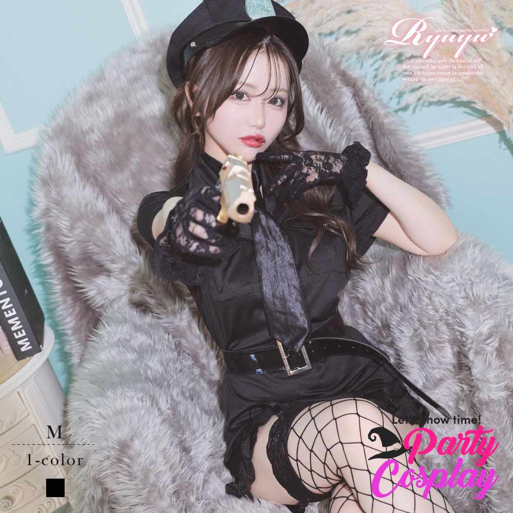 コスプレ ポリス 警官 警察 スワット セクシー ミニスカ 婦警 ハロウィン 仮装 学園祭 Ryuyu