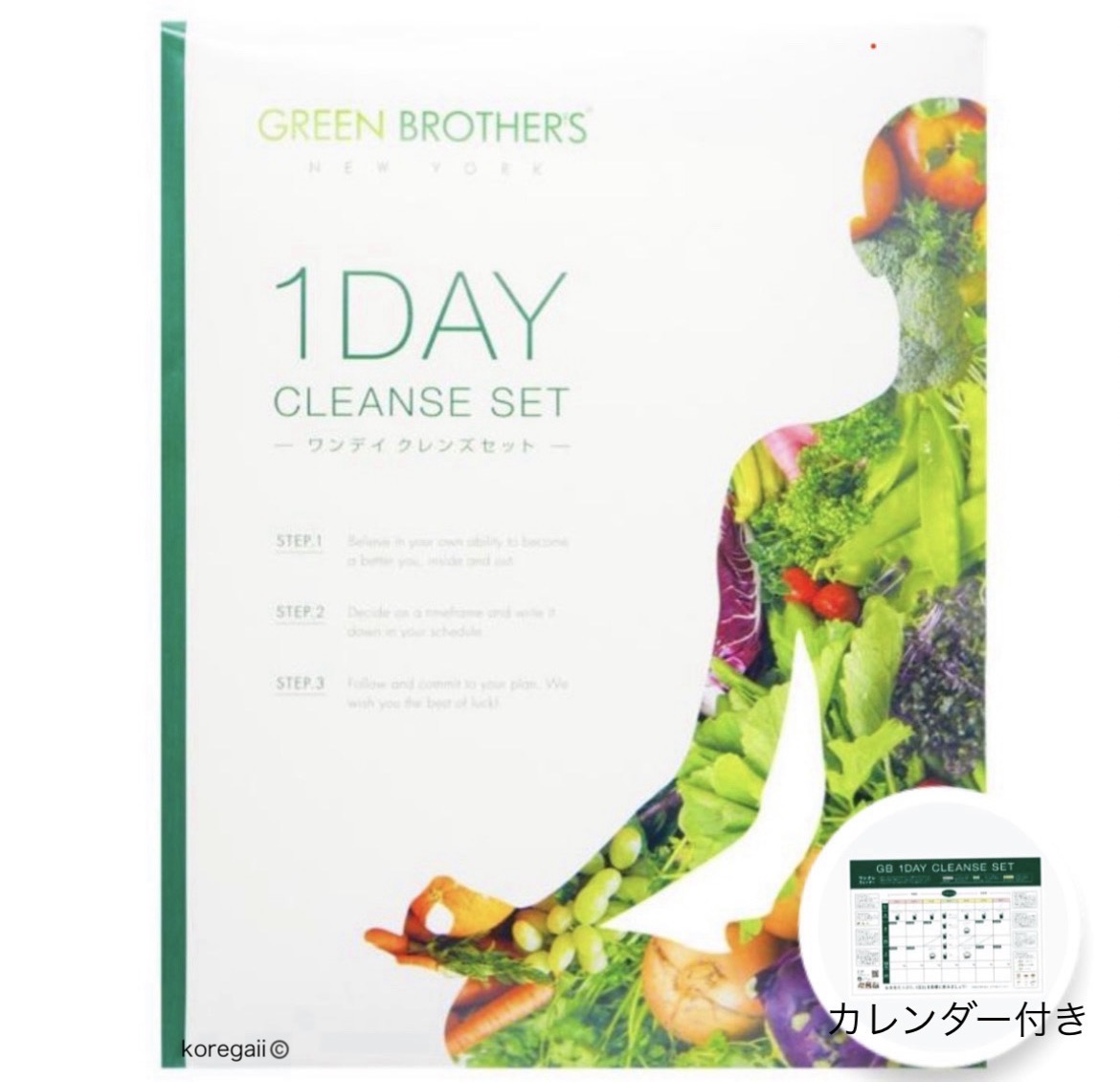 ワンデイクレンズ ファスティング GREEN BROTHERS GB 1DAY CLEANSE SET セット