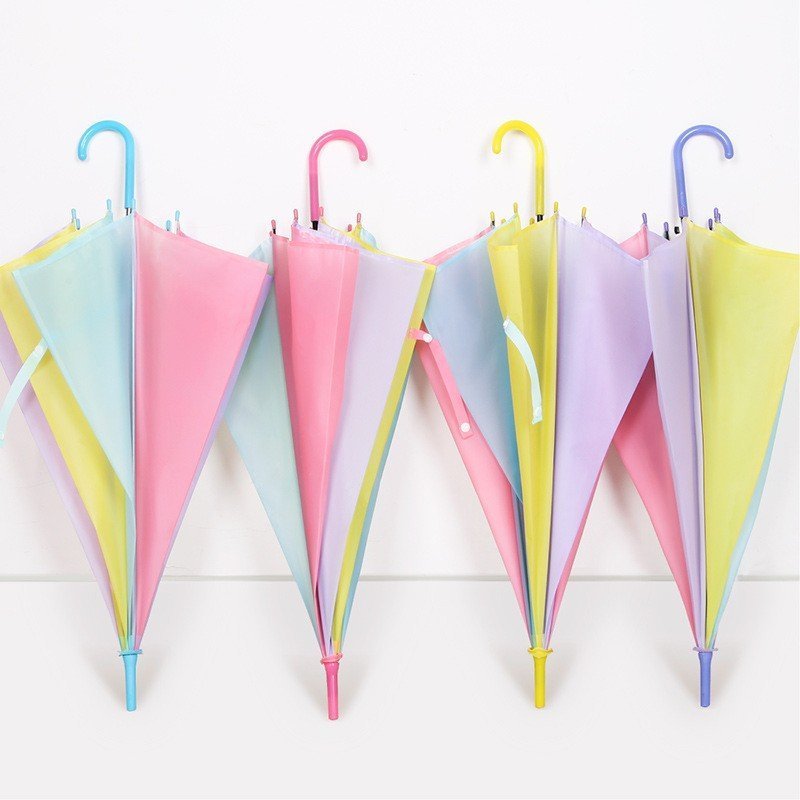 3個セット傘 子供 虹 男の子 女の子 92cm　0Kg キッズ こども かさ 保育園 幼稚園335