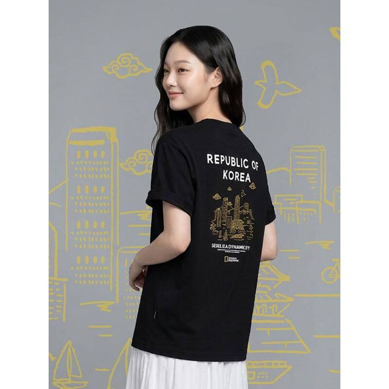 ナショナルジオグラフィック NATIONALGEOGRAPHIC N262UTS922 [ROK] ダイナミックシティグラフィック半袖Tシャツ BLACK N262UTS922099 420242