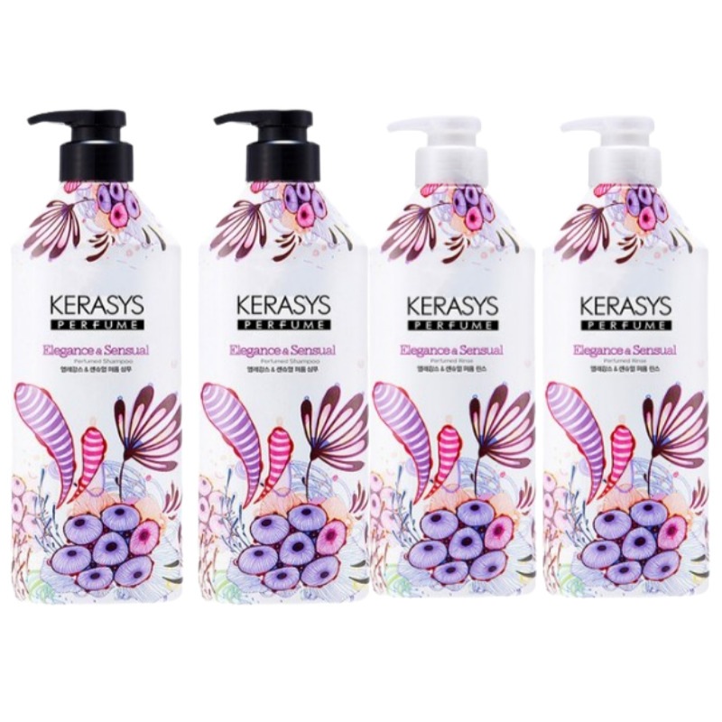 エレガンス アンド センシュアル パフュームシャンプー980ml*2個 リンス980ml*2個 5,482円