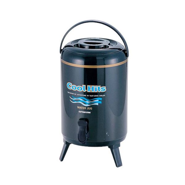 キャプテンスタッグ クールヒッツ ウォータージャグ10L ネイビー M-5028