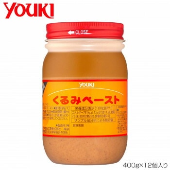 YOUKI ユウキ食品 くるみペースト 400gx12個入り 212421
