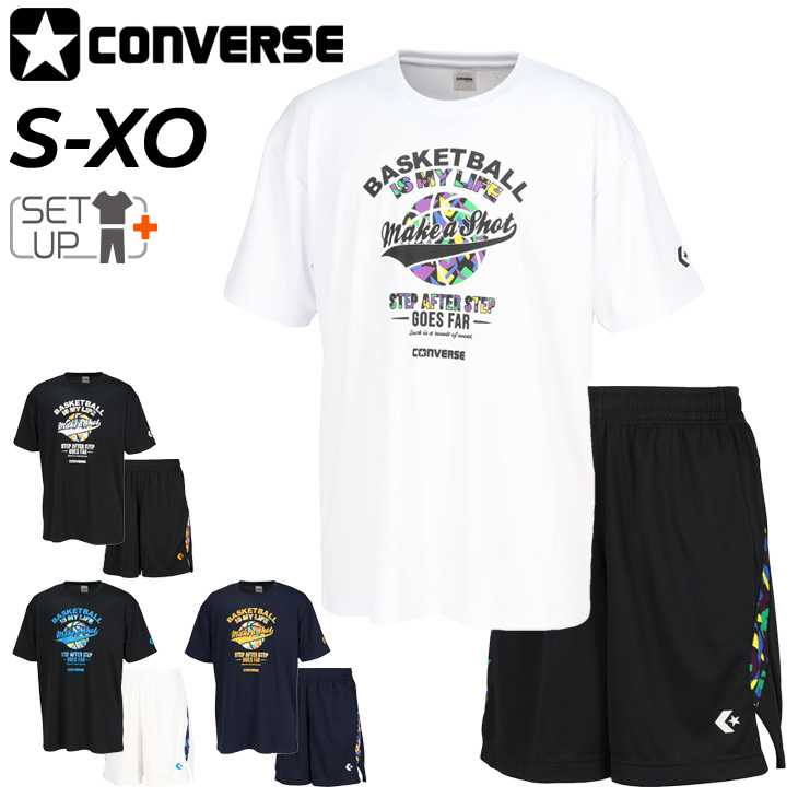 半袖Tシャツ ハーフパンツ メンズ バスケットボールウエア/CB241366-CB241866