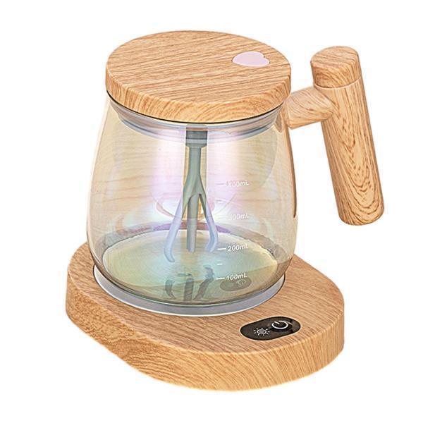 【超お得1つ買うと10個もらえる】自己混合コーヒーマグ混合ミルクカップ自動撹拌マグホームデスクオフィス用カラフルな 自動撹拌マグカップ 自動ミキサーカップ 400ML