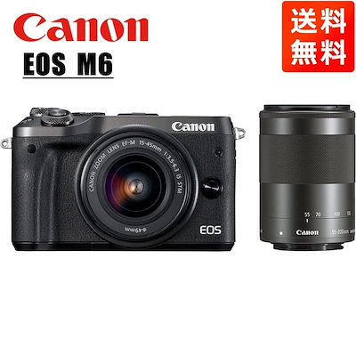 Canon EOS M6 ミラーレス一眼 15-45mmレンズ付き キヤノン、ミラーレス一眼「EOS M6」の発売日を4/20に決定