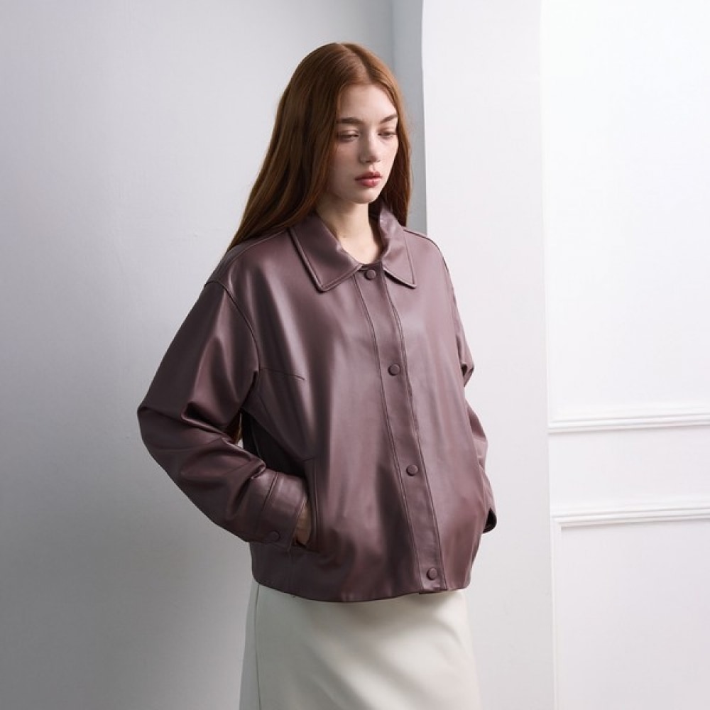 [LAURE SOUL] ブリティッシュラムスキンクラシックレザージャケット_KSJK250101 18,389円