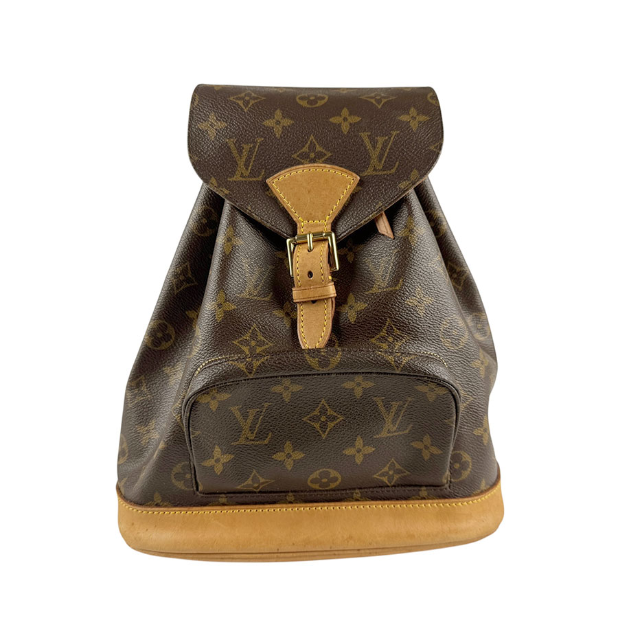 ルイ ヴィトン LOUIS VUITTON リュック モノグラム モンスリ MM モノグラムキャンバス ブラウン ゴールド レディース M51136 z6951