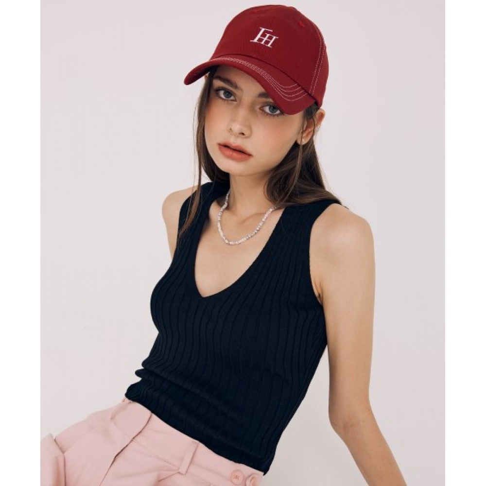 FREIHEIT (フレイハイト) シグネチャーロゴステッチボールキャップ (レッド)