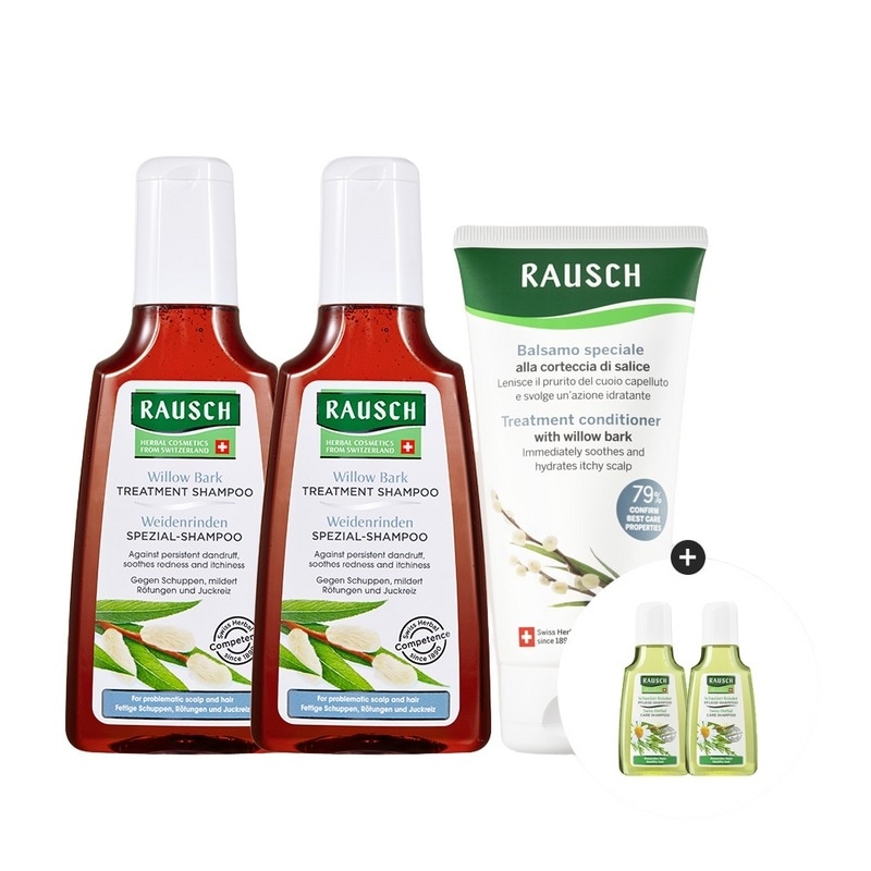 【ラウシュ】【3本SET】ウィローバーク ドゥピーアンチエイジングシャンプー 200ml デュオ＆頭皮毛髪 活力コンディショナー 150mlセット