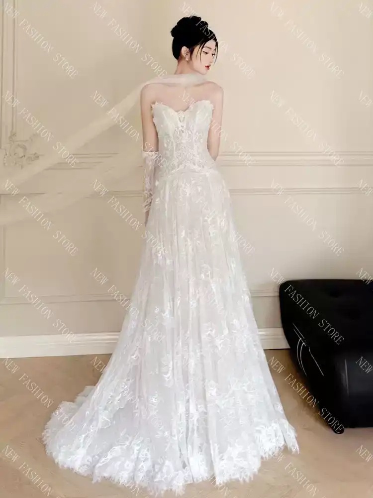 ウエディングドレス 白-51