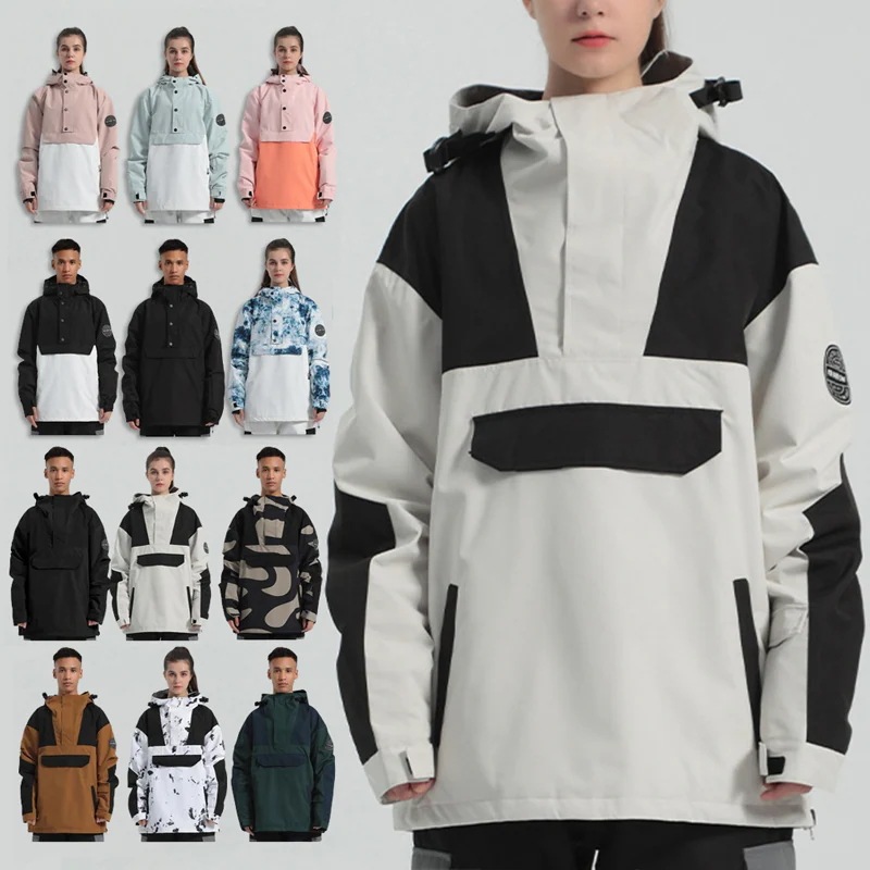 スノボ ジャケット スノボウェア レディース メンズ スキーウェア スノーボードウェア スノボーウェア ボトムス アウター トップス プルオーバー パーカー
