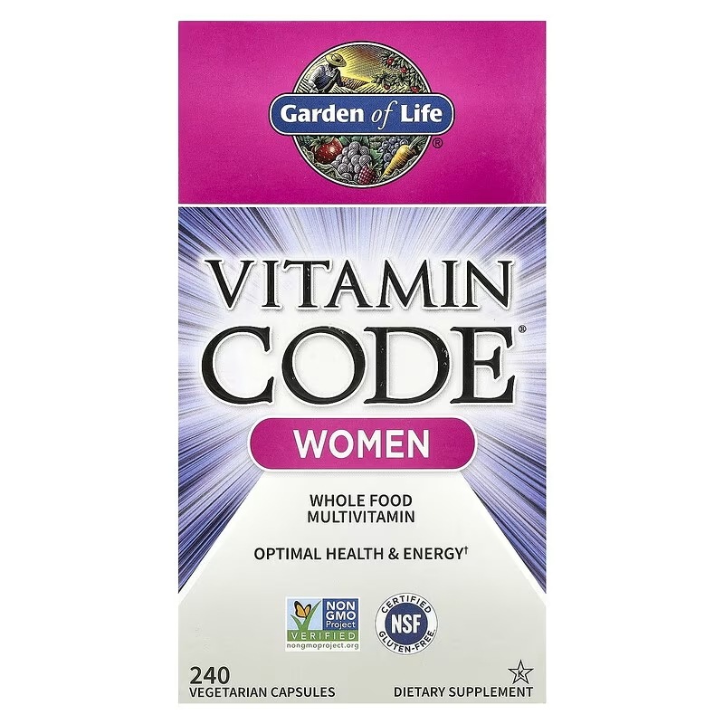 Vitamin Code（ビタミンコード） 自然食品のマルチビタミン 女性向け ベジカプセル240粒 10,711円