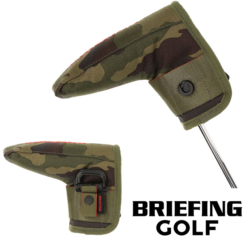 オリジナル ブリーフィング CO PUTTER GOLF BRIEFING ボルテックス パーターカバー ゴルフ ヘッドカバー