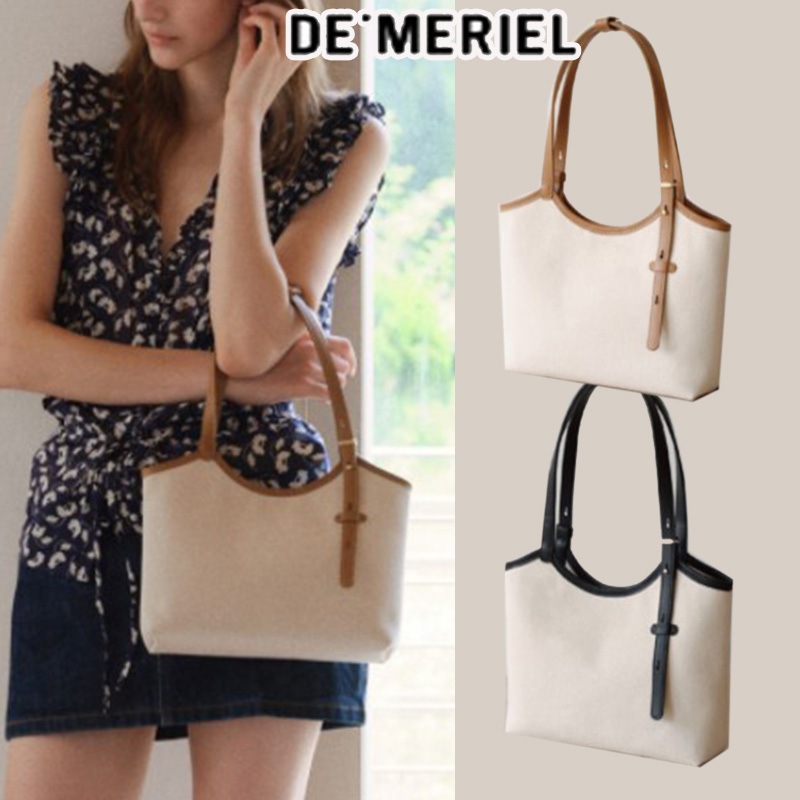 【DE MERIEL】90 Veneta Bag Small Canvas