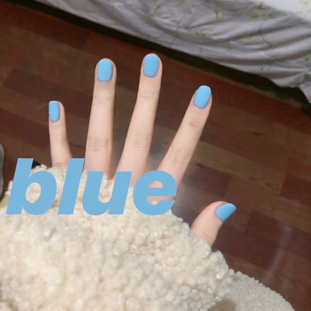 ネイルチップ つけ爪ピュアカラーショートベイビーフロストブルーウェアラブルネイルフィニッシュフェイクネイルマニキュアパッチネイルパッチ防水取り外し可能 ネイルシール 喜ばれる誕生日プレゼント Www Quartzhotel Mx
