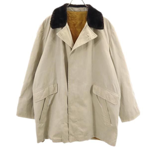 Lord Forecaster 70s ヴィンテージ 長袖 コート 42 ベージュ 襟ボア メンズ