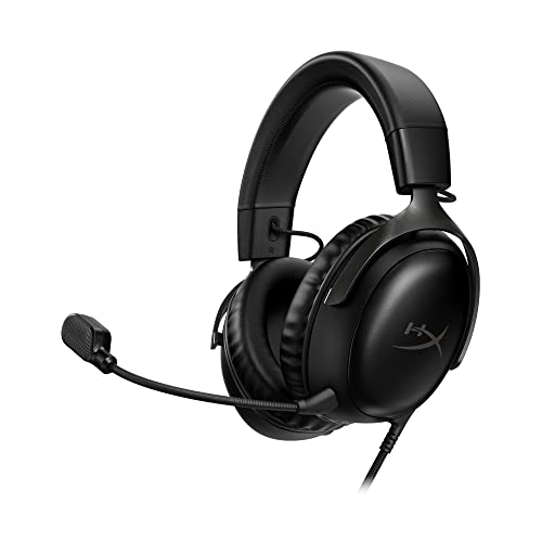 HyperX Cloud III  ゲーミングヘッドセット DTS Headphone:X空間オーディオ 53mmドライバー搭載 Cloud IIの 快適性 ブラック PCPS5PS4Xboxシリーズ