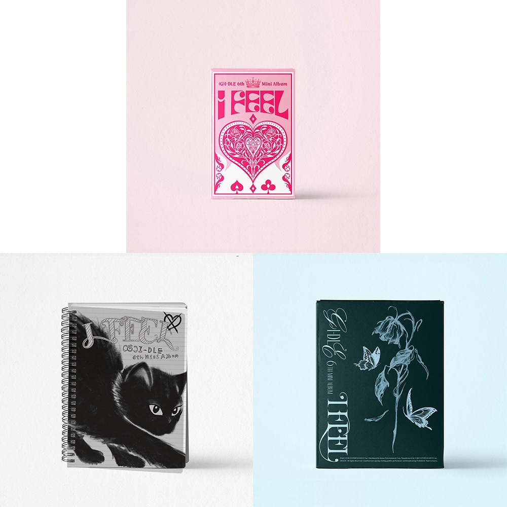 [未開封新品] 女の子アルバムアルバムミニ6集I FEEL 3種セットクイーンカークイーン 12,354円