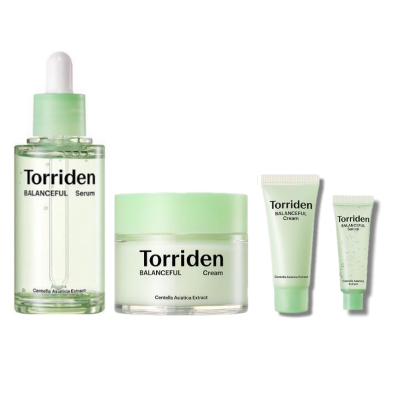 韓国コスメ正規品美容液バランスフル シカ鎮静セラム50ml(本品)+バランスフル シカ 鎮静 クリーム 80ml(本品)+バランスフル クリーム 20ml(贈呈)+バランスフル セラム10ml(贈呈)