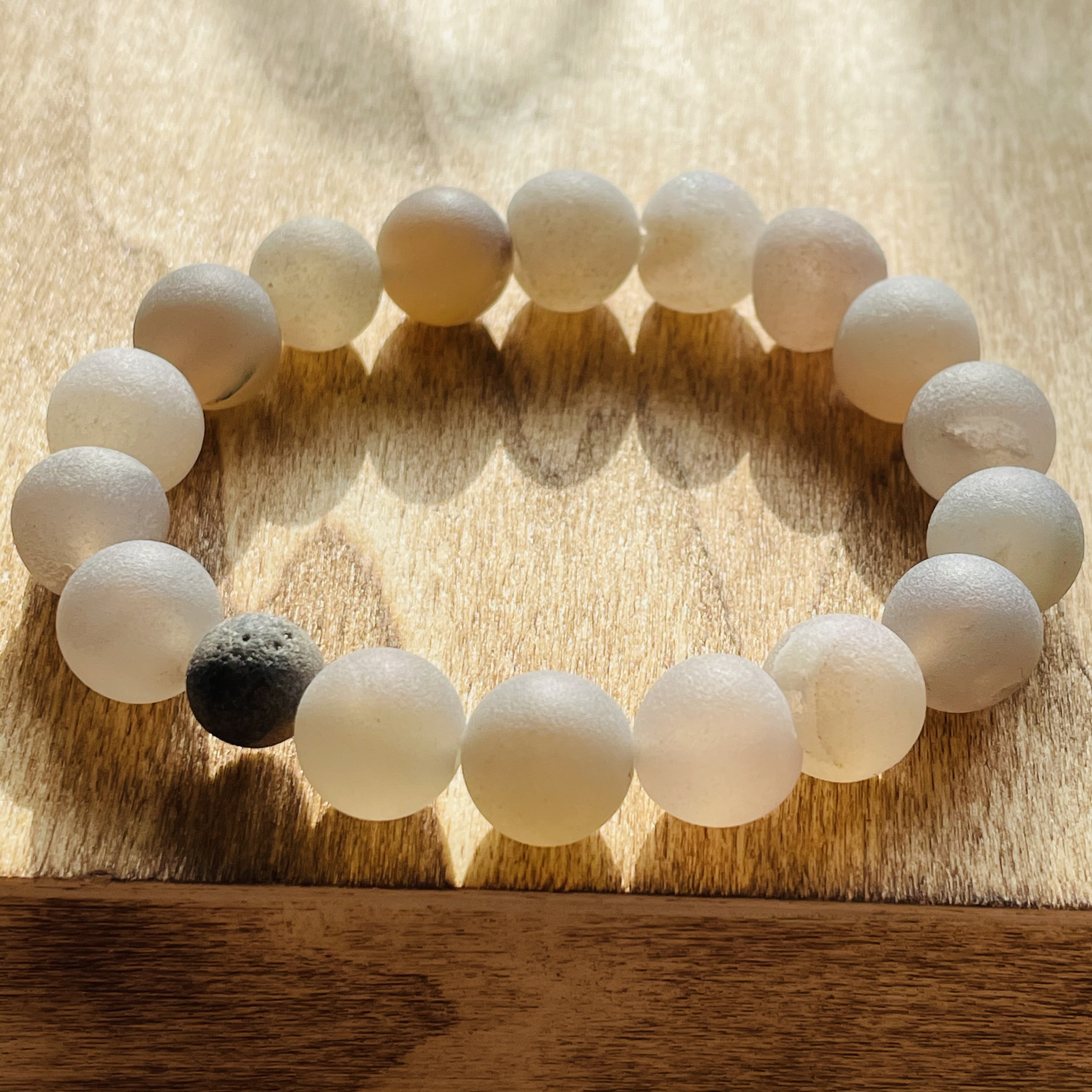 120341 ドゥルジーアゲート 天然石パワーストーンブレスレット チャクラ ハンドメイド癒し 新年特売 お守り 浄化