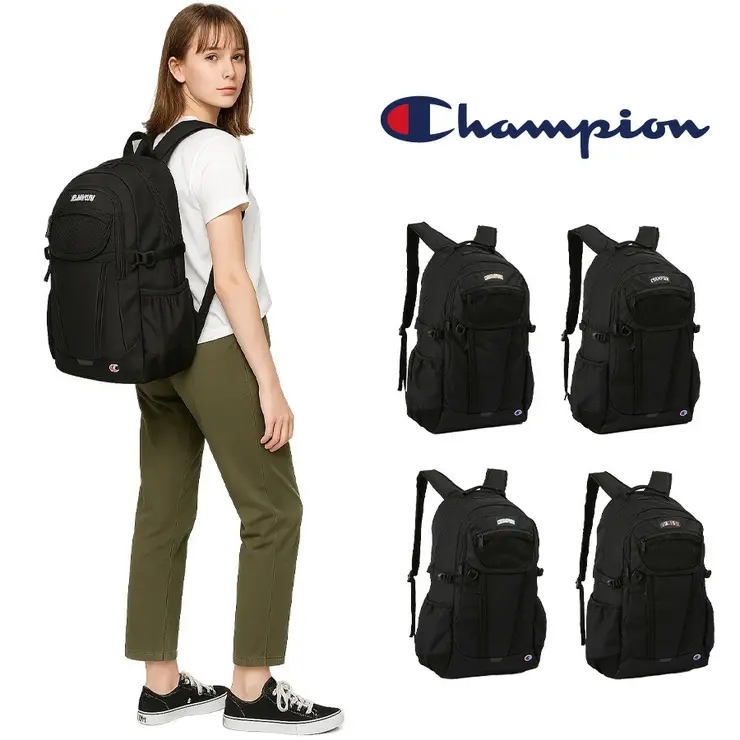 【Champion】リュック 大容量 68582 リトルロック 33L リュック 大容量 通学 中高生 大学生 リュックサック かばん バッグ シンプル ユニセックス ギフト プレゼント ブラック