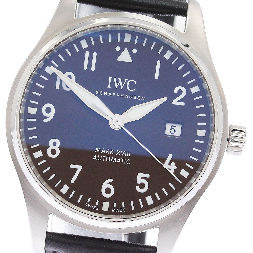 IWC IWC SCHAFFHAUSEN IW327003 パイロット・ウォッチ・マーク XVIII 自動巻き メンズ 良品 保証書付き_878044【中古】