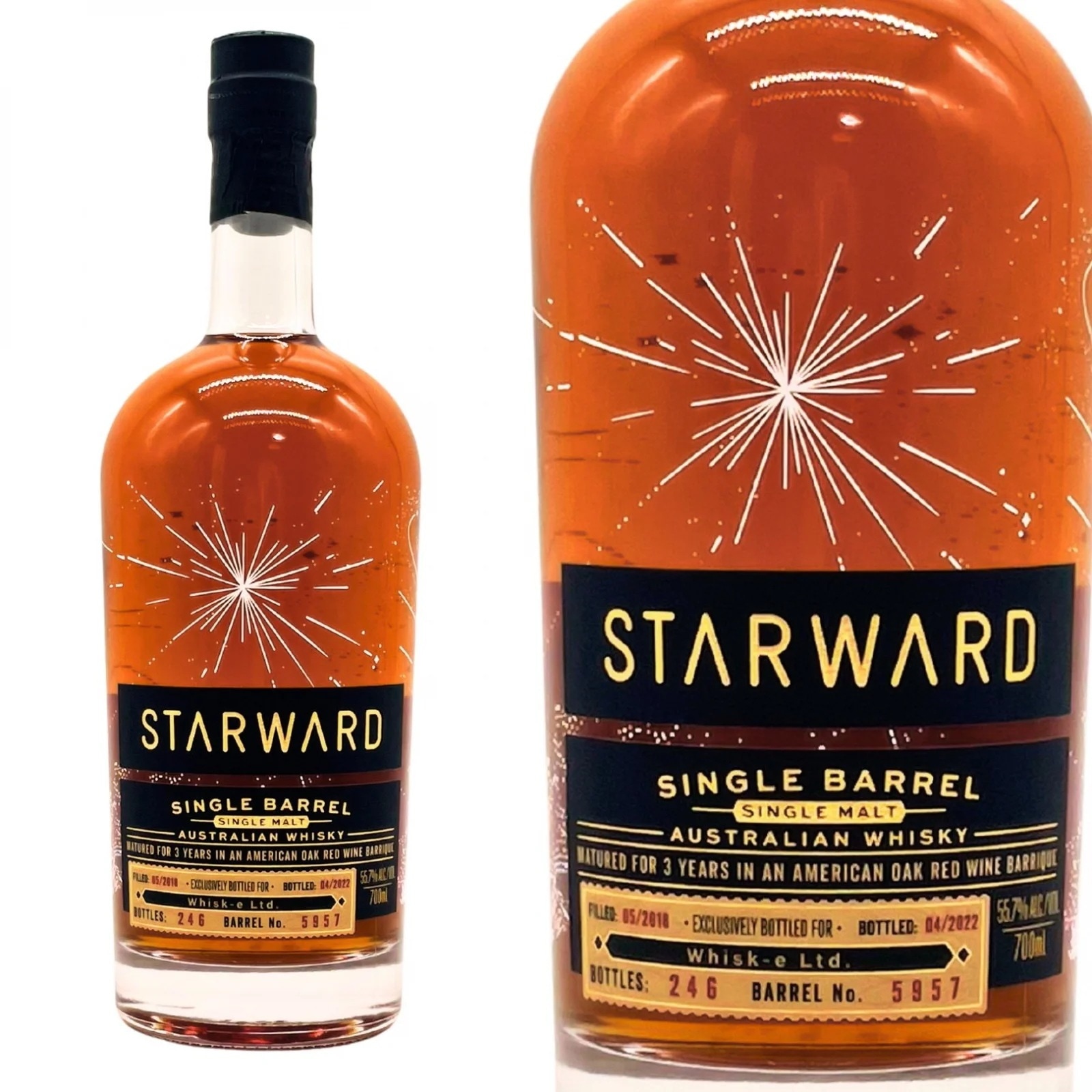 スターワード 2018 1st フィル レッドワインカスク 55.7% 700ml シングルモルト