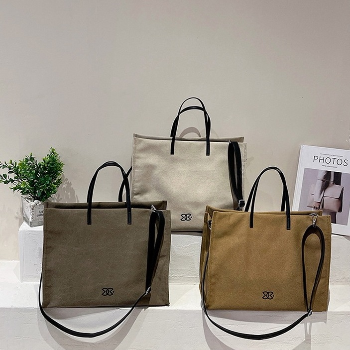 オルチャン トート トートバッグ ショルダーバッグ 2way 大容量 韓国 レディース 肩がけバック ハンドバッグ お洒落 人気 グリーン ブラウン ホワイト 緑 茶色 白 軽量 レディース