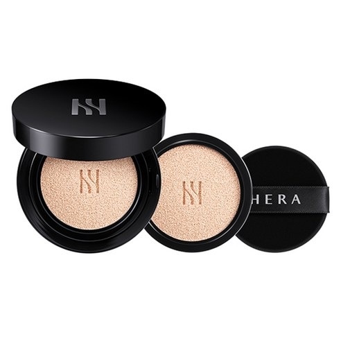 ブラッククッションファンデーションデュオ本品SPF34/PA++ 15g+詰め替え15gセット 21C1 1個 ピンクベージュ 自然なカバー