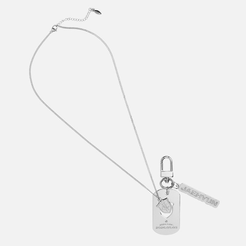 NCT JAEHYUN WELCOME BACK NECKLACE & TAG KEYRING