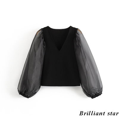 新品ZARA同じデザインドップス/着回し//パフェ/ｖネ...のサムネイル