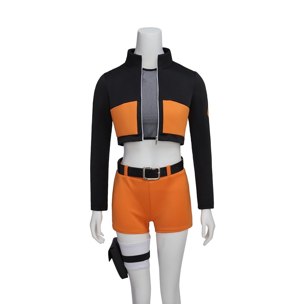 [迅速な配達] 最低価!格! 忍者服疾風伝渦巻ナルト女性モデル二次元コスプレ衣装