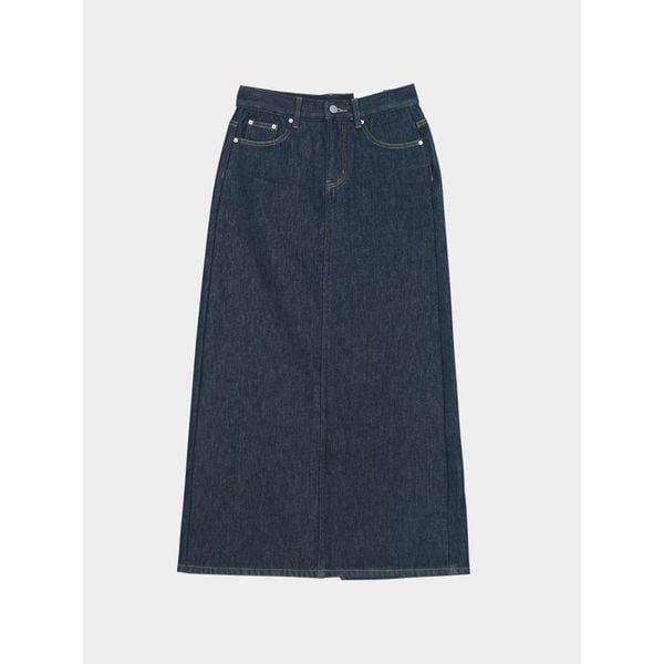 女性冬のブルーストレートスカート起毛裏地デニムマキシロングスカートLPP045_P414026698 4,543円