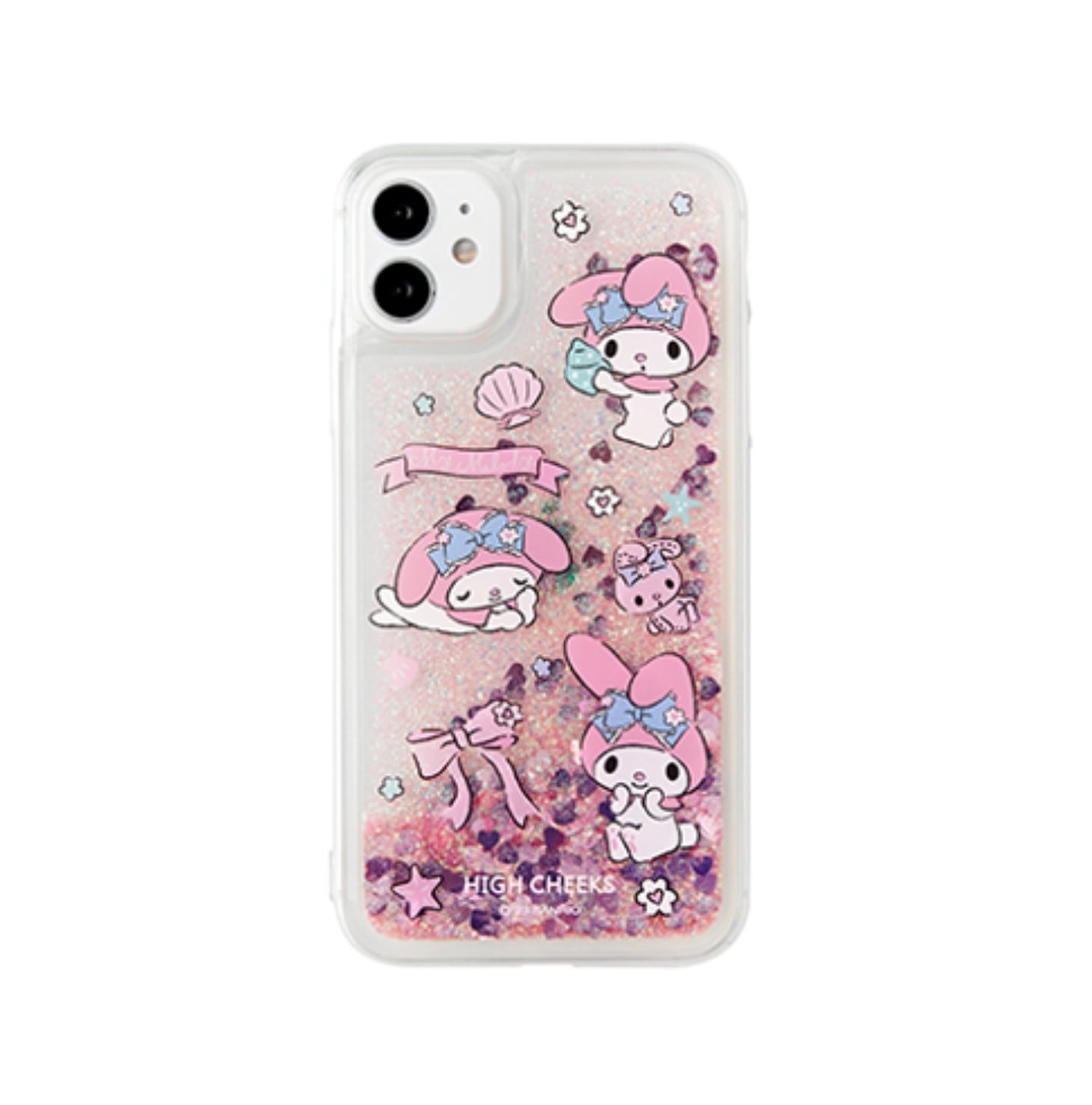 HIGH CHEEKS Flower My Melody Glitter iPhone ケース