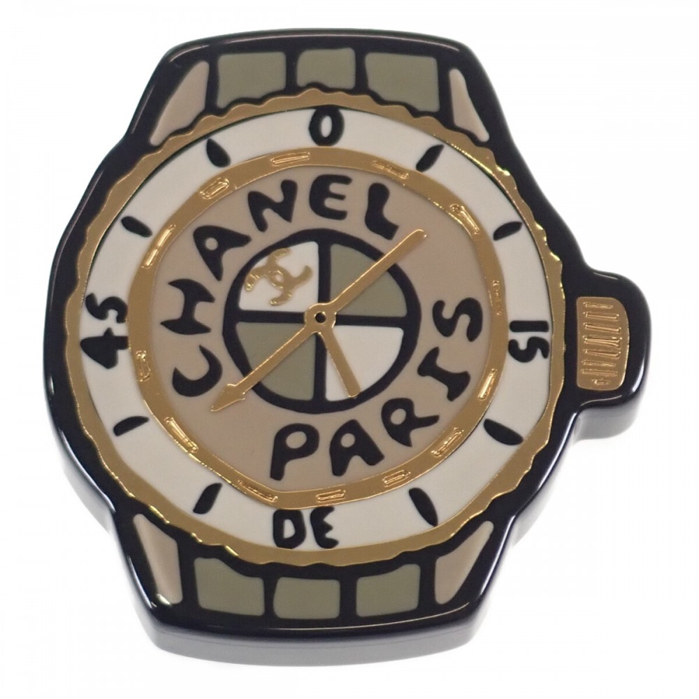 【Sランク】 ウォッチモチーフ ABB394B13569_NQ147 ブローチ メタル ゴールド レディース【ISEYA】