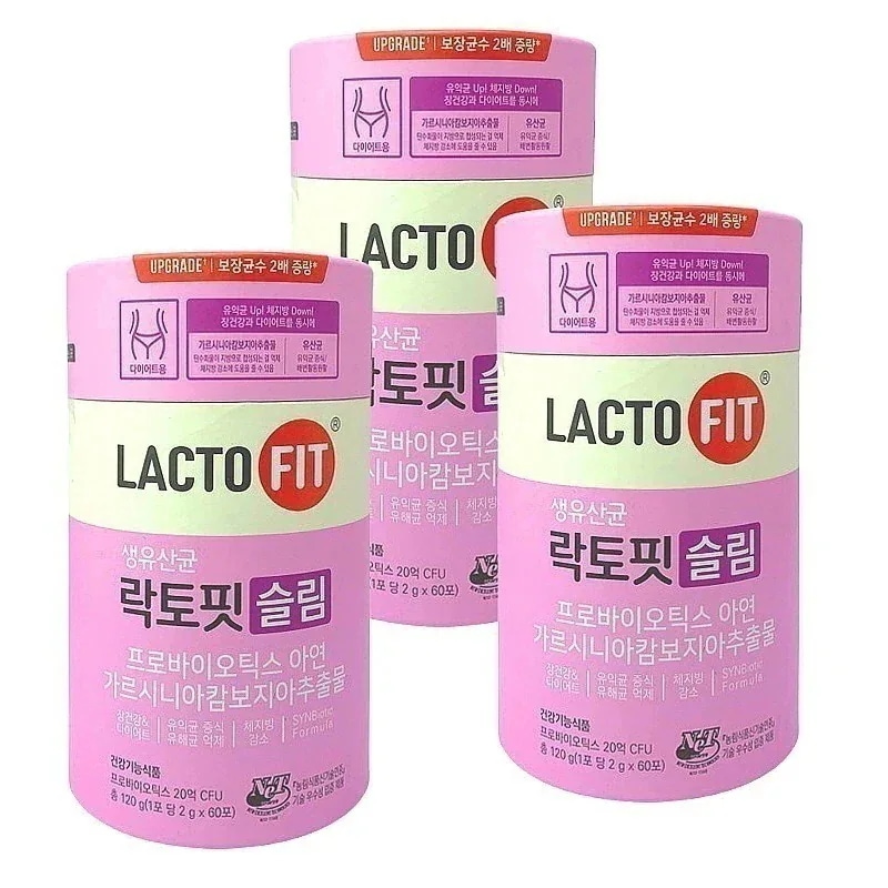 【正規品】 [3個] 生乳酸菌 ラクトフィットスリム 60包 x 3個