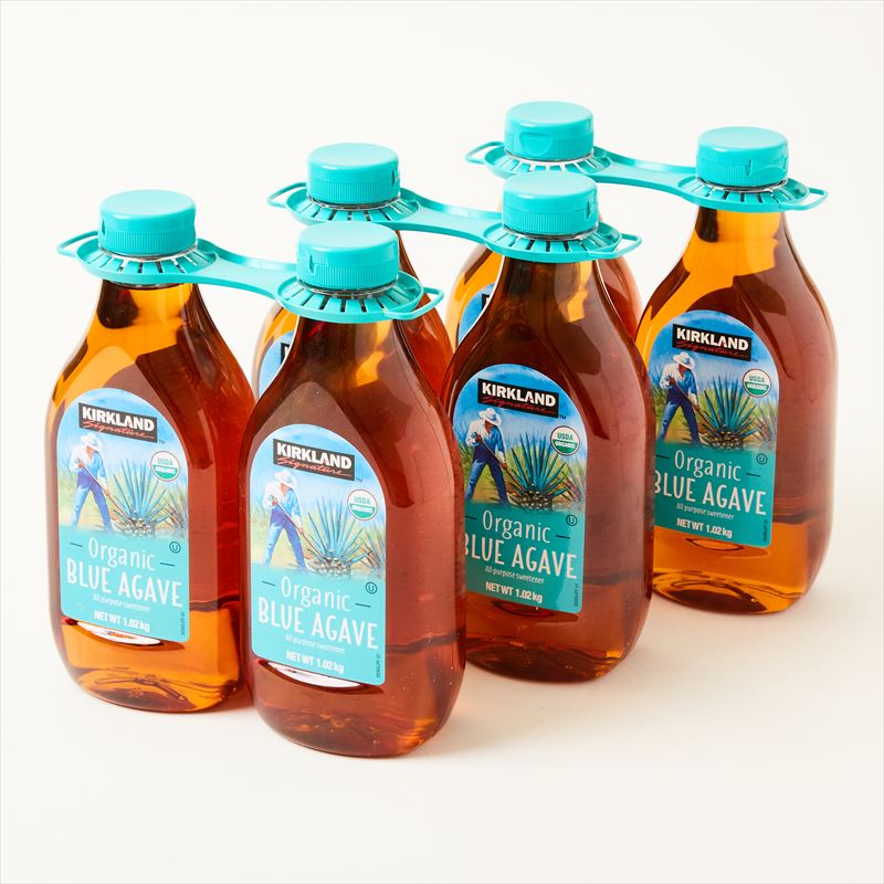 【6本セット】カークランド オーガニック ブルーアガベシロップ 1.02kg6本 アガベ 有機 天然甘味料 アガベシロップ 低GI【送料無料】