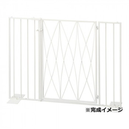 セトクラフト Pet gate ペットゲート オーバル 扉タイプ ミルク S23-0649