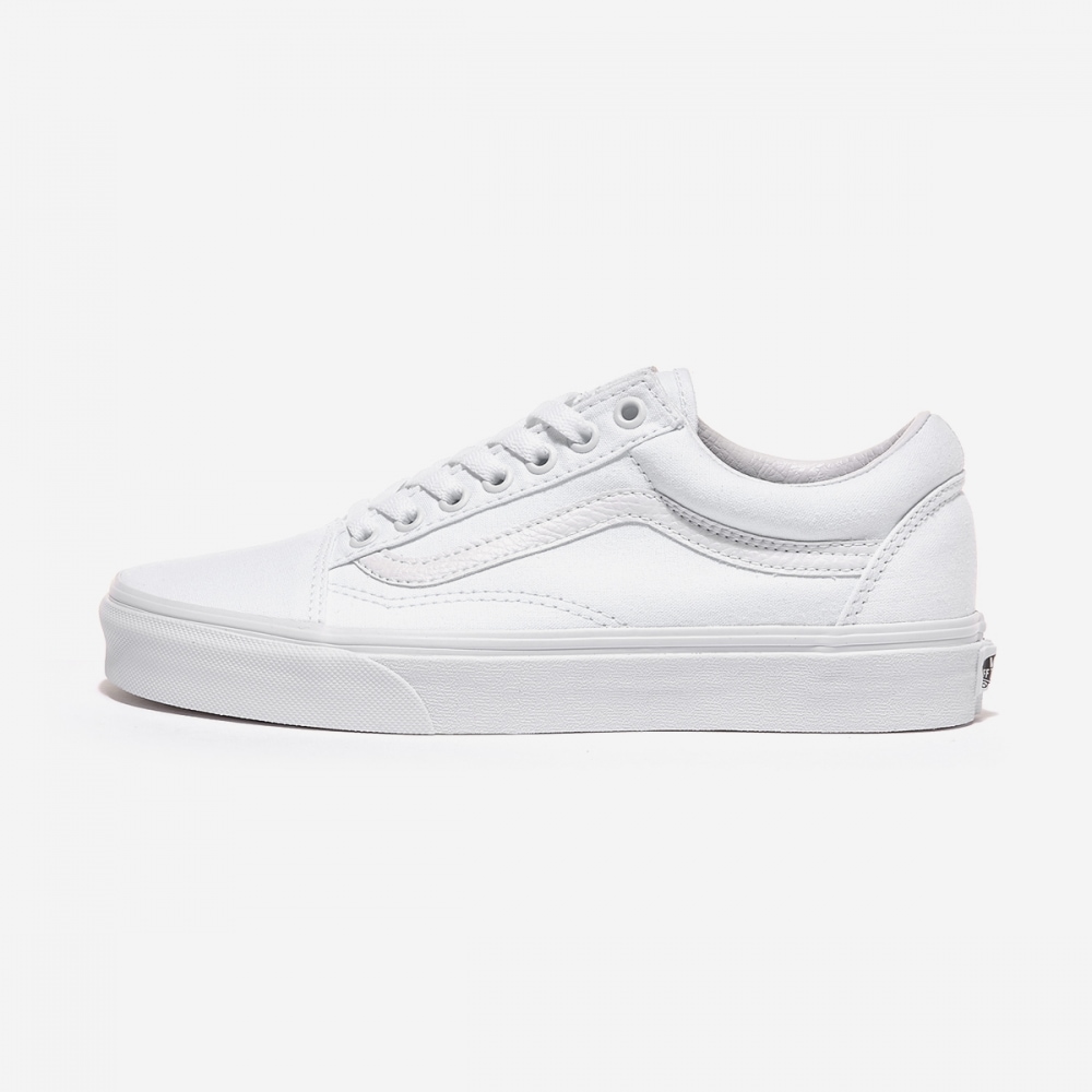 バーンズオールドスクール-トゥルーホワイト VN-0D3HW00-トゥルーホワイト